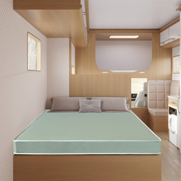 Spinal Solution 4Inch HighDensity Foam Vinyl RV Mattress Replacement